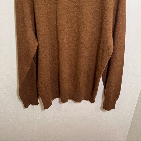 Vintage Basic Concepts Crewneck Sweater Tan Cashmere L - Picture 4 of 10